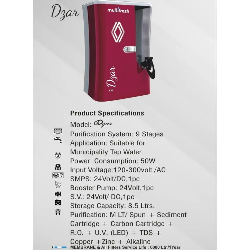 multifresh dgar water purifier