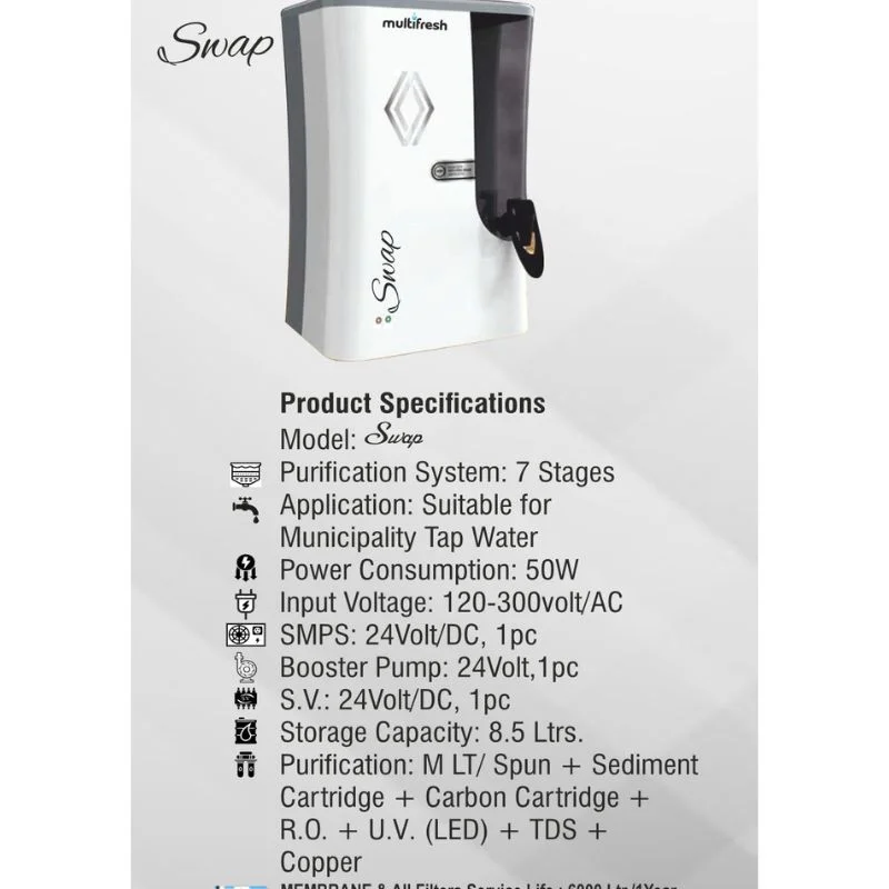 multifresh swap water purifier