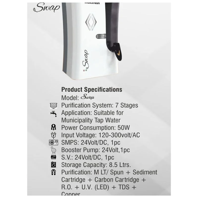multifresh swap water purifier